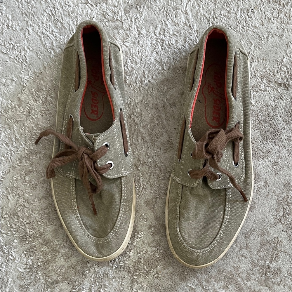 Used Sperry Men's Tan Boat Shoes